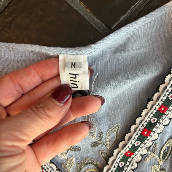 🌿 Shineflow Embroidered Boho Midi Dress – Size M - Picture 5 of 6